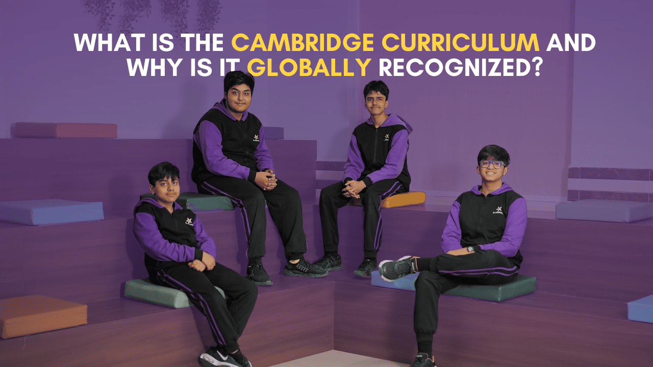 Students studying under the Cambridge Curriculum at Billabong International School Noida