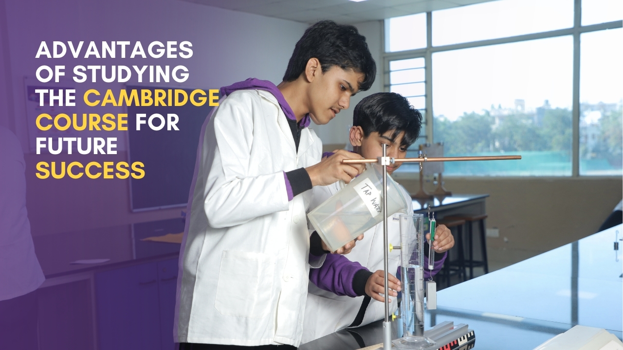 Cambridge Curriculum science lab activity at Billabong International School Noida