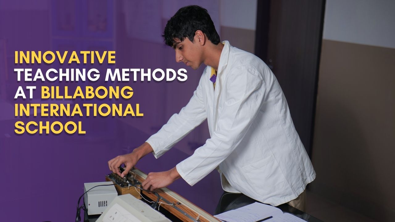 Students engaged in interactive and technology-enabled learning at Billabong International School Noida